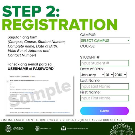neust portal|COLLEGE ONLINE ENROLLMENT GUIDE: REGULAR AND IRREG (OLD ST.